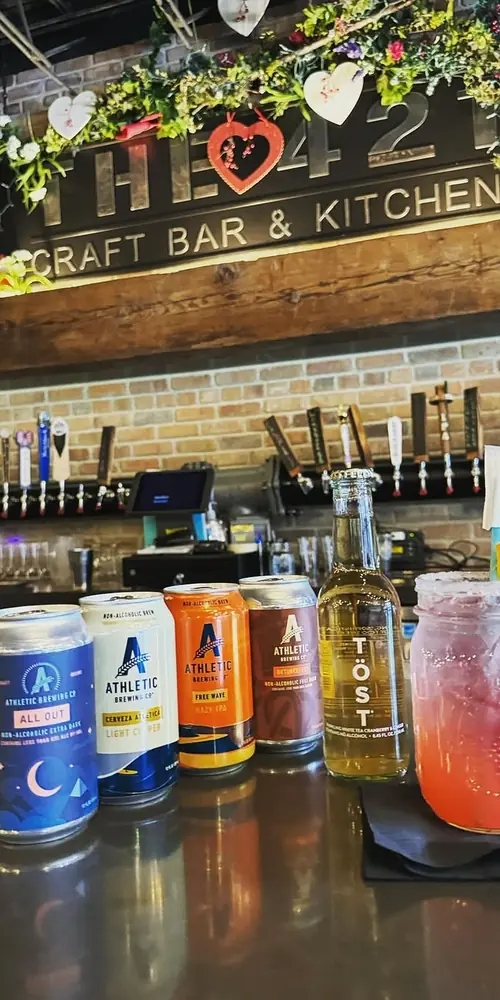 Finish Dry January strong!
Athletic Brewing Company Beer, Töst, & Cherry Lemon Lime Mocktail Sprit