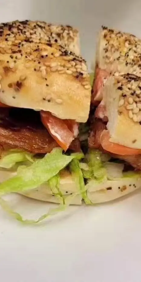 Monday's special is a BLT with garlic mayo on a toasted everything bagel
Soups: Tomato Mac-n-beef,