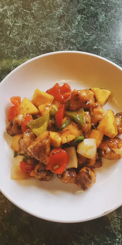 Pineapple barbecue pork is back! ♥️🍍🥡