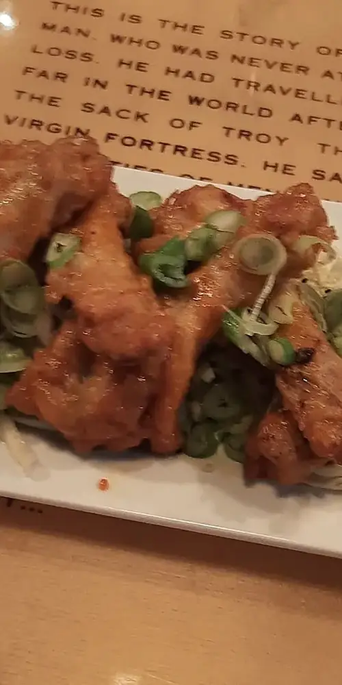 This week's special: Duck Drummies w Korean Romesco