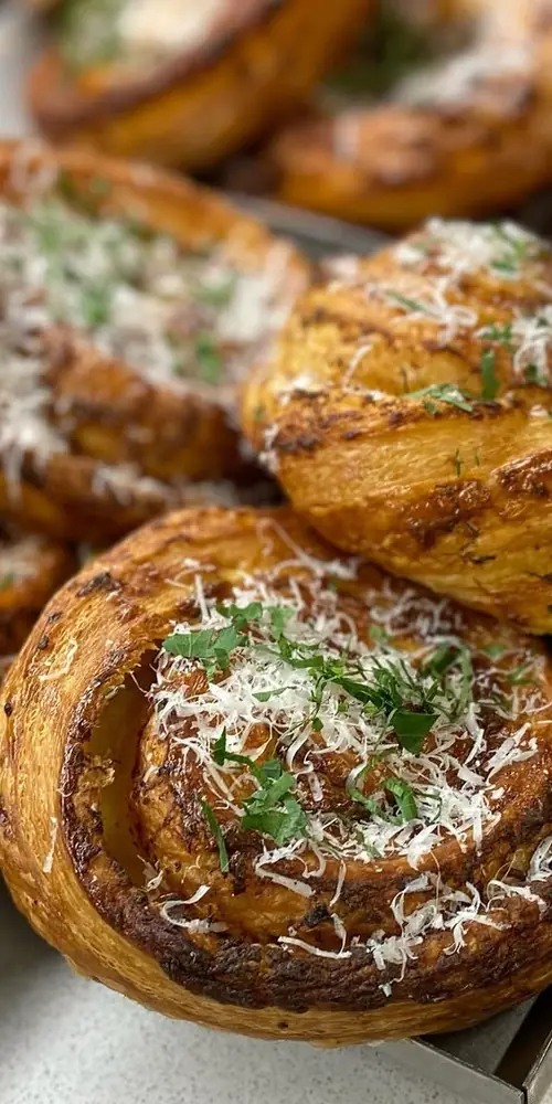 Something savory: Choose Parmesan-herb or pepperoni