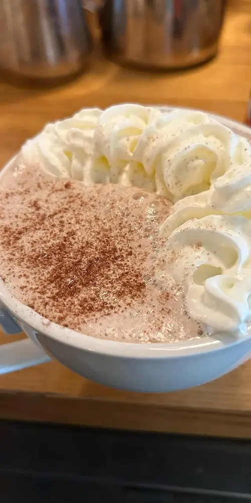 Come enjoy a hot chocolate with us today