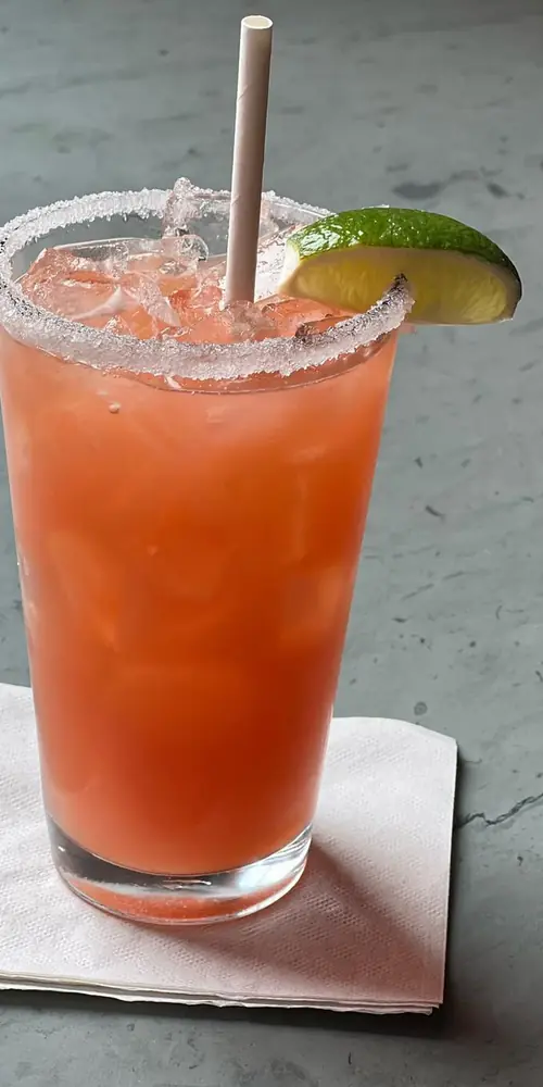 We are mixing blood orange margaritas tonight, stop by and enjoy one on the patio.
Silver tequila,