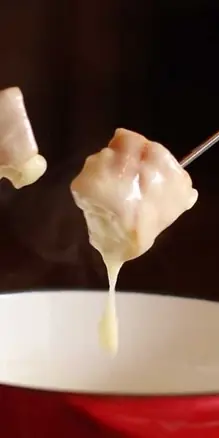 Shrimp fondue and cheese fondue 🫕 #fondue